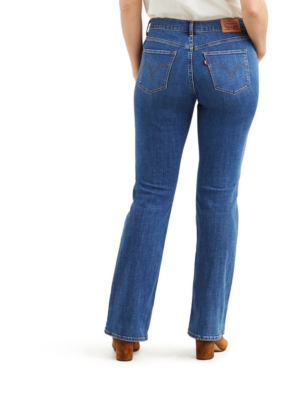 NWT Levis Classic Women's Mid-Rise Blue Bootcut Jeans - Size W27 x L32